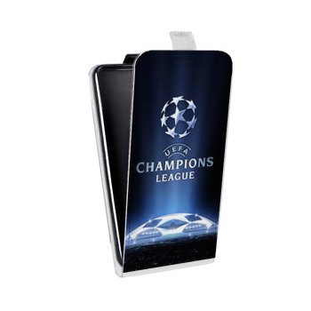 Дизайнерский вертикальный чехол-книжка для LG K7 лига чемпионов (на заказ)