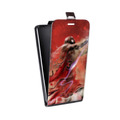Дизайнерский вертикальный чехол-книжка для Samsung Galaxy Core НБА