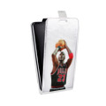 Дизайнерский вертикальный чехол-книжка для Iphone 5c НБА