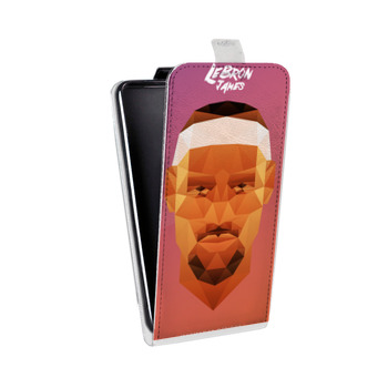 Дизайнерский вертикальный чехол-книжка для Iphone 5s НБА (на заказ)