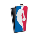 Дизайнерский вертикальный чехол-книжка для Microsoft Lumia 550 НБА