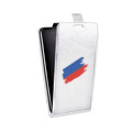 Дизайнерский вертикальный чехол-книжка для Sony Xperia XZ Российский флаг