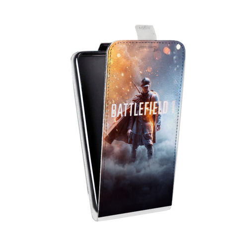 Дизайнерский вертикальный чехол-книжка для HTC Desire 601 Battlefield
