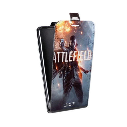 Дизайнерский вертикальный чехол-книжка для Samsung Galaxy Grand Battlefield