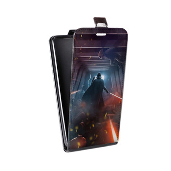 Дизайнерский вертикальный чехол-книжка для Alcatel One Touch Pixi 4 (4) Star Wars Battlefront (на заказ)
