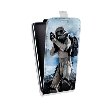 Дизайнерский вертикальный чехол-книжка для Iphone 7 Plus / 8 Plus Star Wars Battlefront (на заказ)