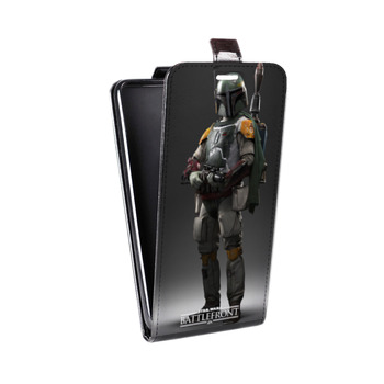 Дизайнерский вертикальный чехол-книжка для Sony Xperia C5 Ultra Dual Star Wars Battlefront (на заказ)