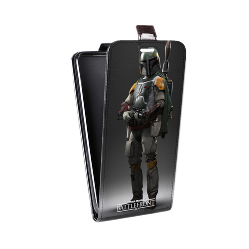 Дизайнерский вертикальный чехол-книжка для LG K10 Star Wars Battlefront