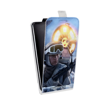 Дизайнерский вертикальный чехол-книжка для Iphone 7 Plus / 8 Plus Star Wars Battlefront (на заказ)