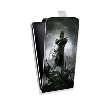 Дизайнерский вертикальный чехол-книжка для Huawei Honor 8 Dishonored 2 (на заказ)