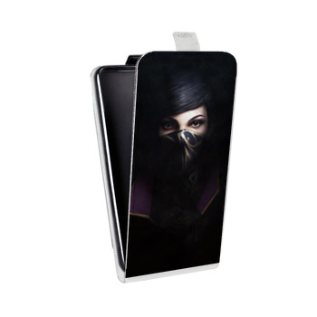 Дизайнерский вертикальный чехол-книжка для Samsung Galaxy J2 Prime Dishonored 2 (на заказ)