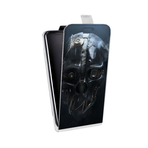 Дизайнерский вертикальный чехол-книжка для Iphone 5c Dishonored 2