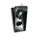 Дизайнерский вертикальный чехол-книжка для HTC Desire 400 Dishonored 2