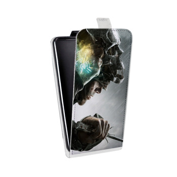 Дизайнерский вертикальный чехол-книжка для Iphone 5s Dishonored 2 (на заказ)