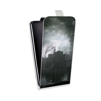 Дизайнерский вертикальный чехол-книжка для Iphone 5s Dishonored  (на заказ)