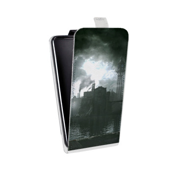 Дизайнерский вертикальный чехол-книжка для Huawei P10 Dishonored  (на заказ)