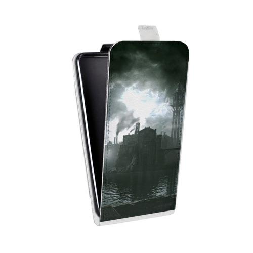 Дизайнерский вертикальный чехол-книжка для Google Huawei Nexus 6P Dishonored 
