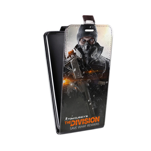 Дизайнерский вертикальный чехол-книжка для Iphone 6 Plus/6s Plus Tom Clancy's The Division