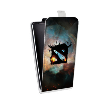 Дизайнерский вертикальный чехол-книжка для Samsung Galaxy J5 Dota 2 (на заказ)