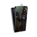 Дизайнерский вертикальный чехол-книжка для HTC Desire 516 PLAYERUNKNOWN'S BATTLEGROUNDS