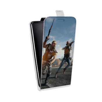 Дизайнерский вертикальный чехол-книжка для LG K7 PLAYERUNKNOWN'S BATTLEGROUNDS (на заказ)