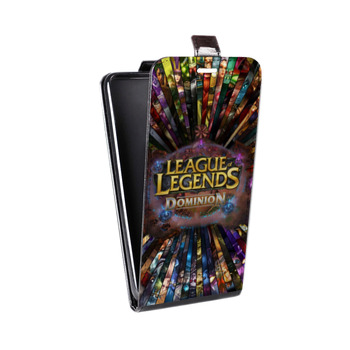 Дизайнерский вертикальный чехол-книжка для HTC U12 Plus League of Legends (на заказ)