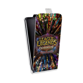 Дизайнерский вертикальный чехол-книжка для Huawei Ascend Mate 7 League of Legends (на заказ)