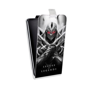 Дизайнерский вертикальный чехол-книжка для Samsung Galaxy J5 League of Legends (на заказ)