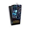 Дизайнерский вертикальный чехол-книжка для Iphone 5c League of Legends
