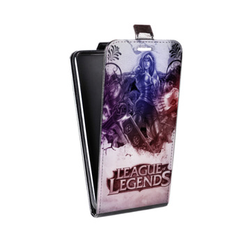 Дизайнерский вертикальный чехол-книжка для Sony Xperia Z3 League of Legends (на заказ)