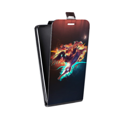 Дизайнерский вертикальный чехол-книжка для ASUS ZenFone 4 Selfie League of Legends