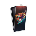 Дизайнерский вертикальный чехол-книжка для Samsung Galaxy Grand League of Legends