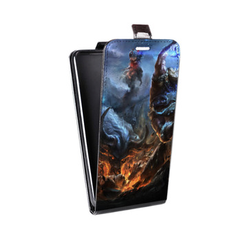Дизайнерский вертикальный чехол-книжка для Samsung Galaxy S6 League of Legends (на заказ)