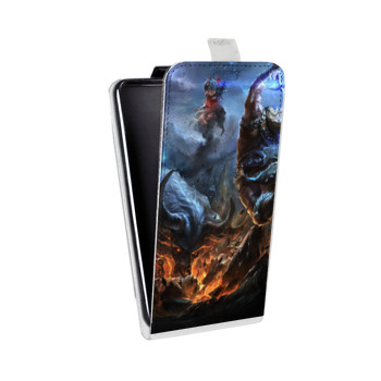 Дизайнерский вертикальный чехол-книжка для Alcatel One Touch Pixi 4 (4) League of Legends (на заказ)