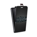 Дизайнерский вертикальный чехол-книжка для Alcatel One Touch Idol X League of Legends