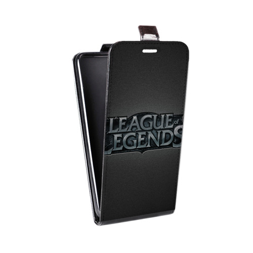Дизайнерский вертикальный чехол-книжка для Sony Xperia X Performance League of Legends