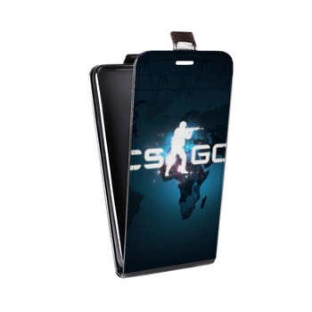 Дизайнерский вертикальный чехол-книжка для Samsung Galaxy S6 Edge Counter-Strike (на заказ)