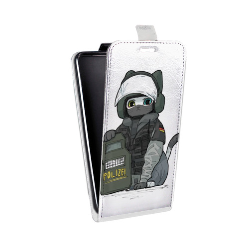Дизайнерский вертикальный чехол-книжка для HTC Desire 601 Rainbow Six Siege
