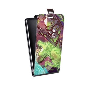 Дизайнерский вертикальный чехол-книжка для Samsung Galaxy S8 Plus Overwatch (на заказ)