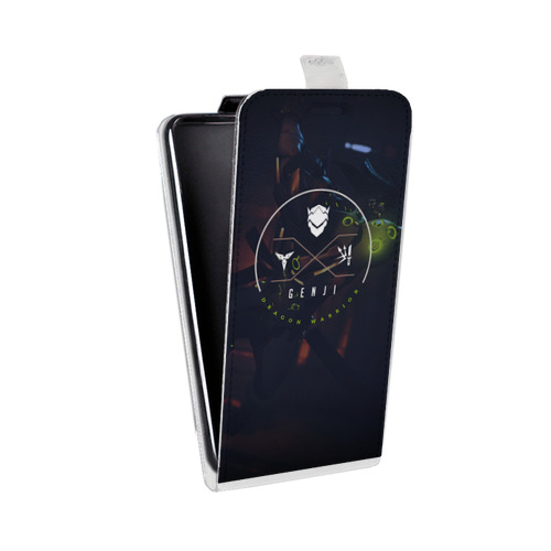 Дизайнерский вертикальный чехол-книжка для Samsung Galaxy J7 Overwatch