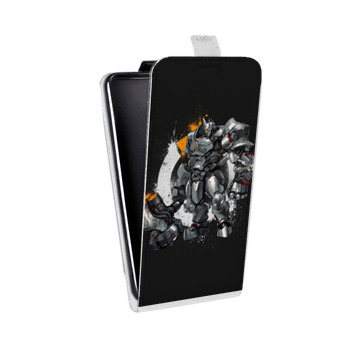 Дизайнерский вертикальный чехол-книжка для Samsung Galaxy S6 Edge Overwatch (на заказ)