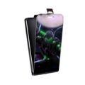 Дизайнерский вертикальный чехол-книжка для LG K10 Overwatch