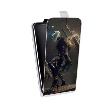 Дизайнерский вертикальный чехол-книжка для Sony Xperia E4g NieR:Automata (на заказ)