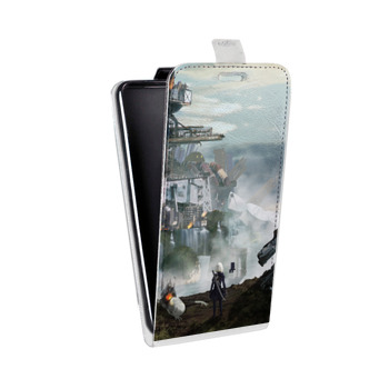 Дизайнерский вертикальный чехол-книжка для Samsung Galaxy S6 Edge NieR:Automata (на заказ)
