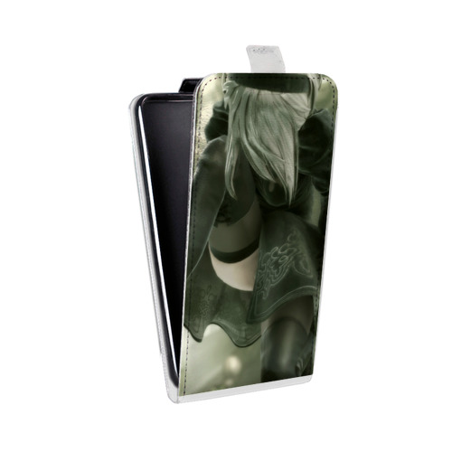 Дизайнерский вертикальный чехол-книжка для HTC Desire 400 NieR:Automata