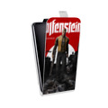 Дизайнерский вертикальный чехол-книжка для Asus ZenFone Live Wolfenstein