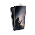 Дизайнерский вертикальный чехол-книжка для HTC Desire 601 Красавица и Чудовище
