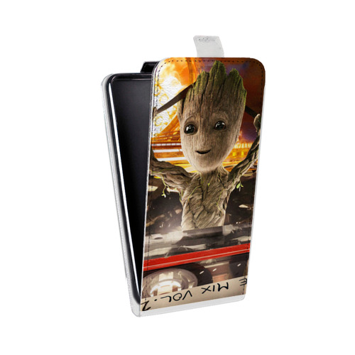 Дизайнерский вертикальный чехол-книжка для ZTE Blade V7 Lite Стражи Галактики