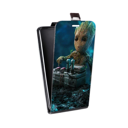 Дизайнерский вертикальный чехол-книжка для LG Optimus G2 mini Стражи Галактики