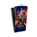 Дизайнерский вертикальный чехол-книжка для ASUS ZenFone 5 Lite Стражи Галактики